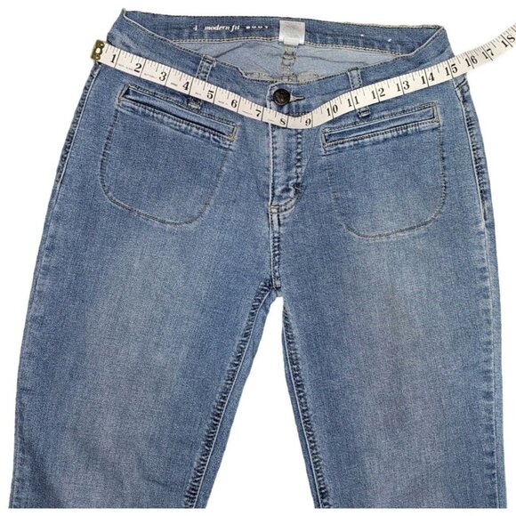 N62 Womens Modern Fit Bootcut Jeans Size 4 Blue Denim - Picture 9 of 9